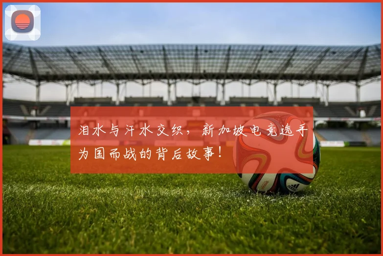 泪水与汗水交织,新加坡电竞选手为国而战的背后故事!